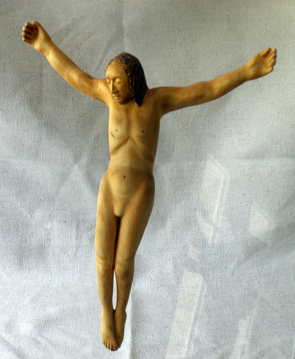 Jesus wood carving